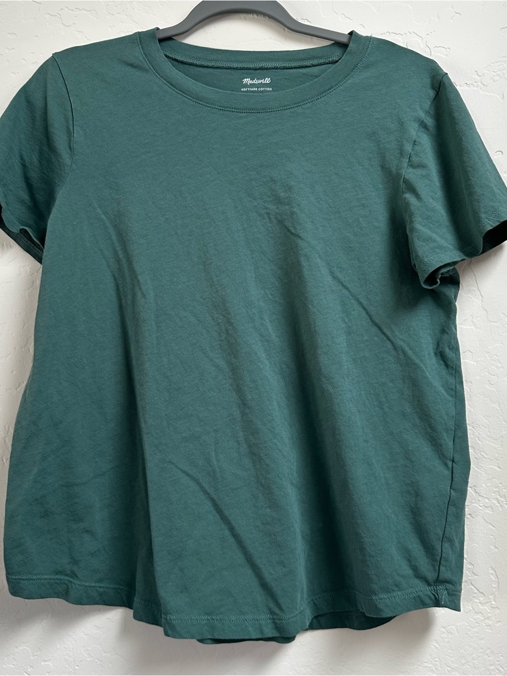 Madewell Deep Teal Short Sleeve Crewneck Tee